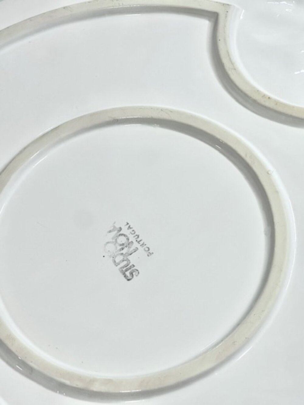 Vintage Studio Nova Portugal Cake Stand Plate Ceramic Strawberry Design White - Picture 9 of 11